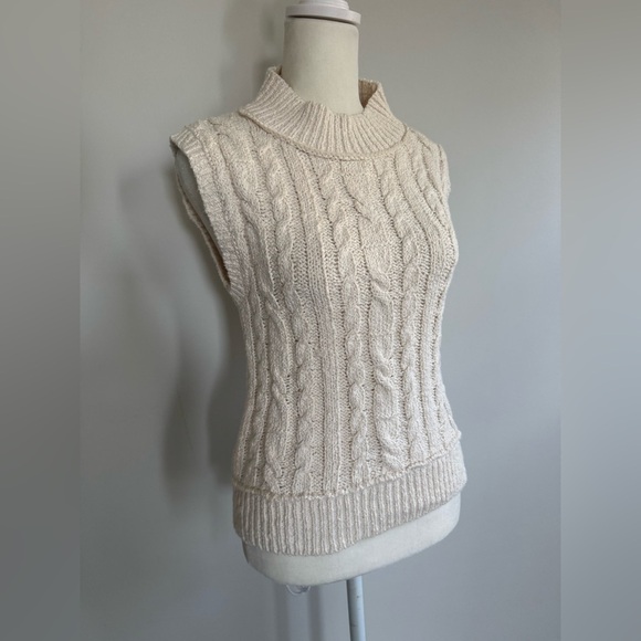 Pink Lily Sweater Knitted Vest Size Small - Picture 3 of 5